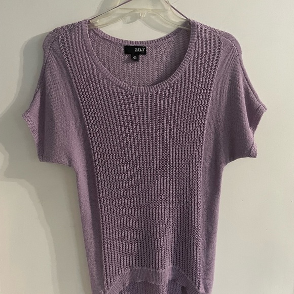 a.n.a Tops - a.n.a Lavender Knit Top in size medium